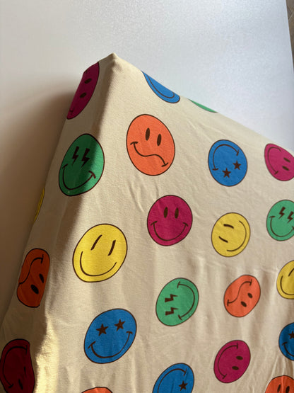 Aankleedkussenhoes - smileys - multicolor