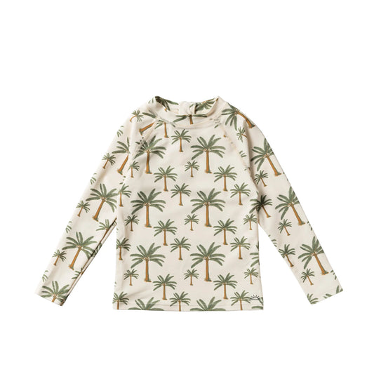 Zwem longsleeve - UPF50+ - Palmbomen - 62/68