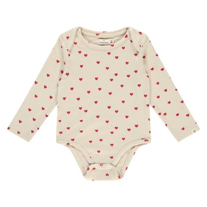 Romper - modal mix - hearts