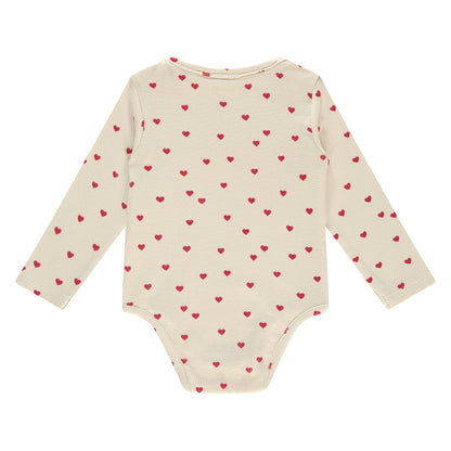 Romper - modal mix - hearts