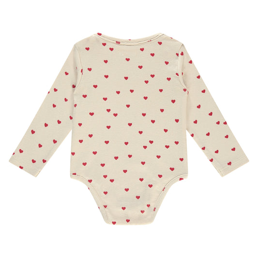 Romper - modal mix - hearts