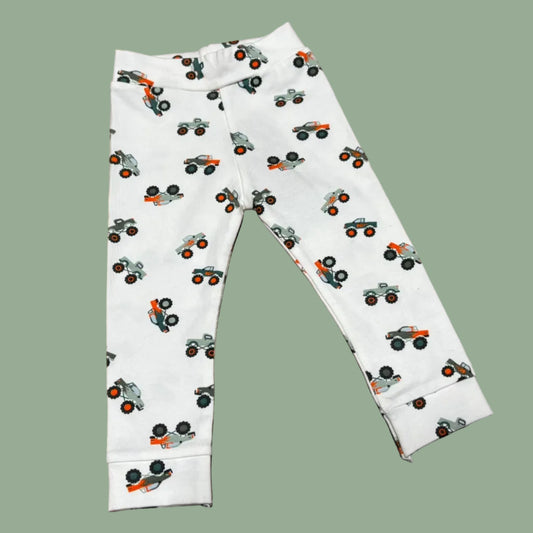 Broekje - trekker (tractor) - handmade - maat 62