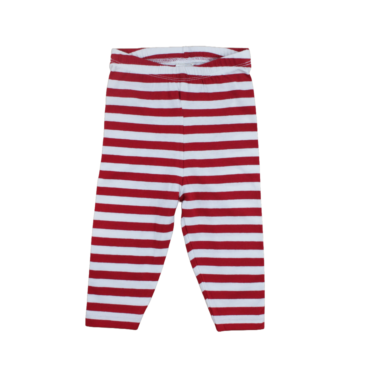 Legging - Rood Wit Gestreept - Organisch katoen