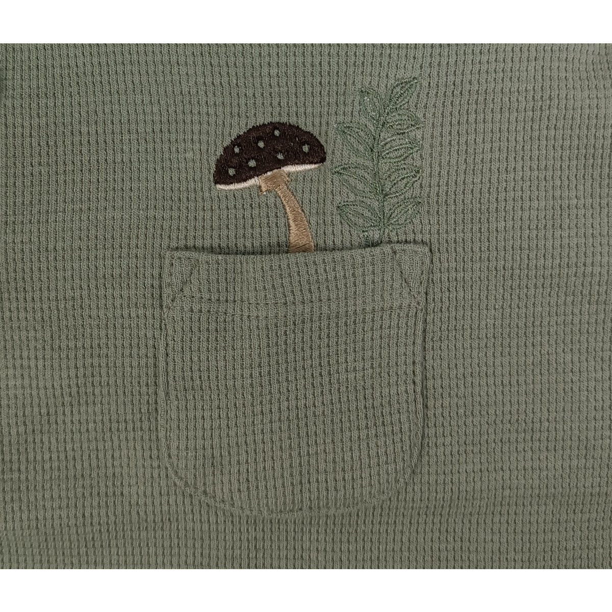 Tuinpakje - geborduurd detail -  autumn