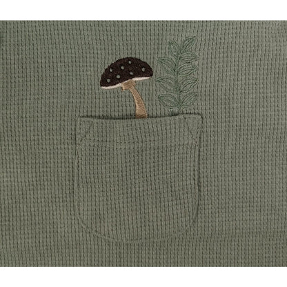 Tuinpakje - geborduurd detail -  autumn