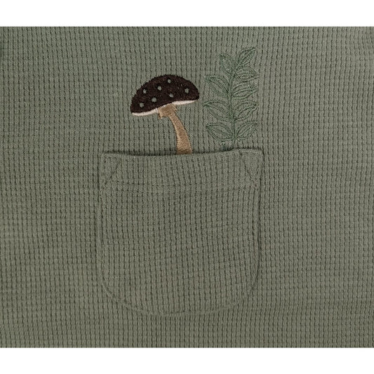 Tuinpakje - geborduurd detail -  autumn