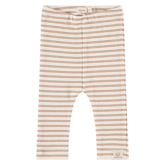 Baby broek gestreept - Curry