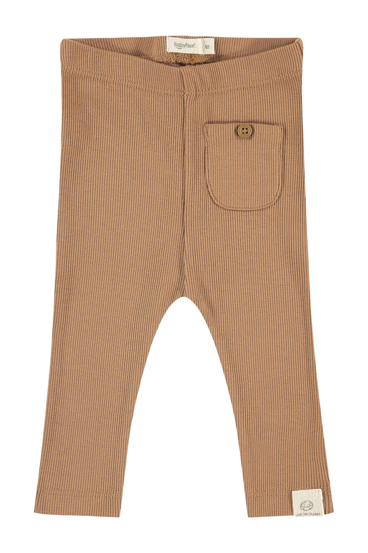 Baby broek geribbeld - Mocha - 68