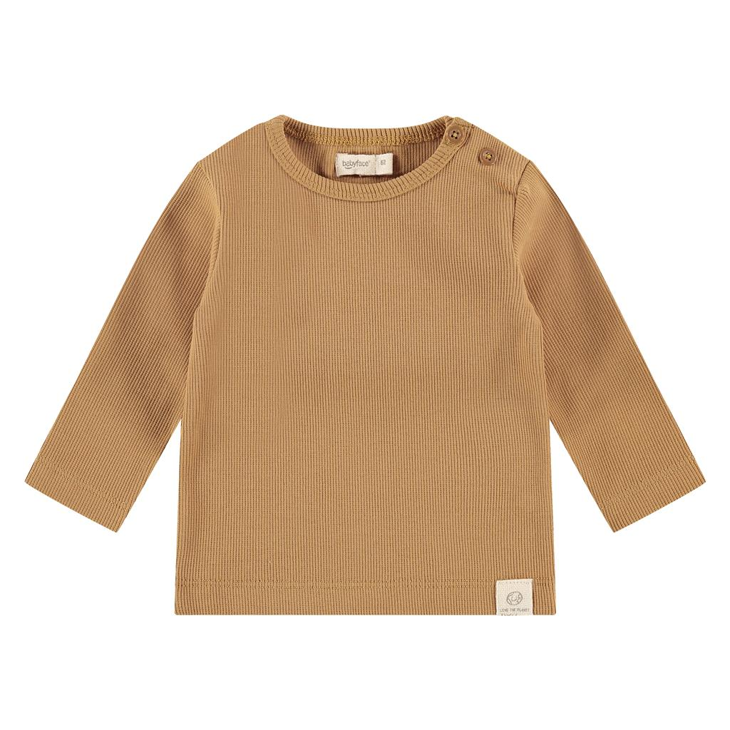 Baby longsleeve - Curry - maat 74