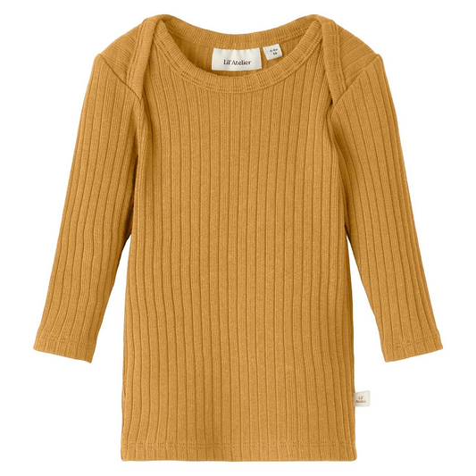 Baby longsleeve- Honey Mustard