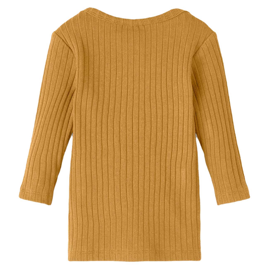 Baby longsleeve- Honey Mustard