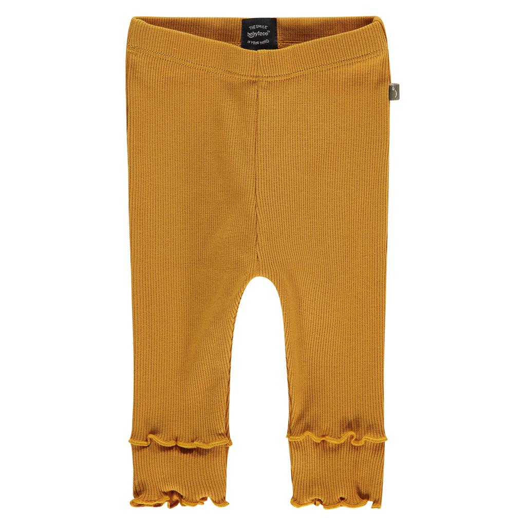 Baby legging - Rib - Mustard -