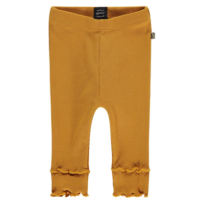 Baby legging - Rib - Mustard -