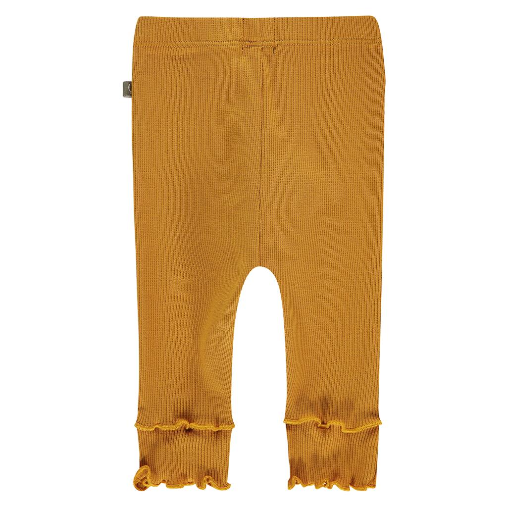 Baby legging - Rib - Mustard -