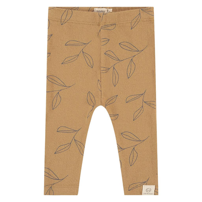Baby broek Leaves - Curry - Modal mix