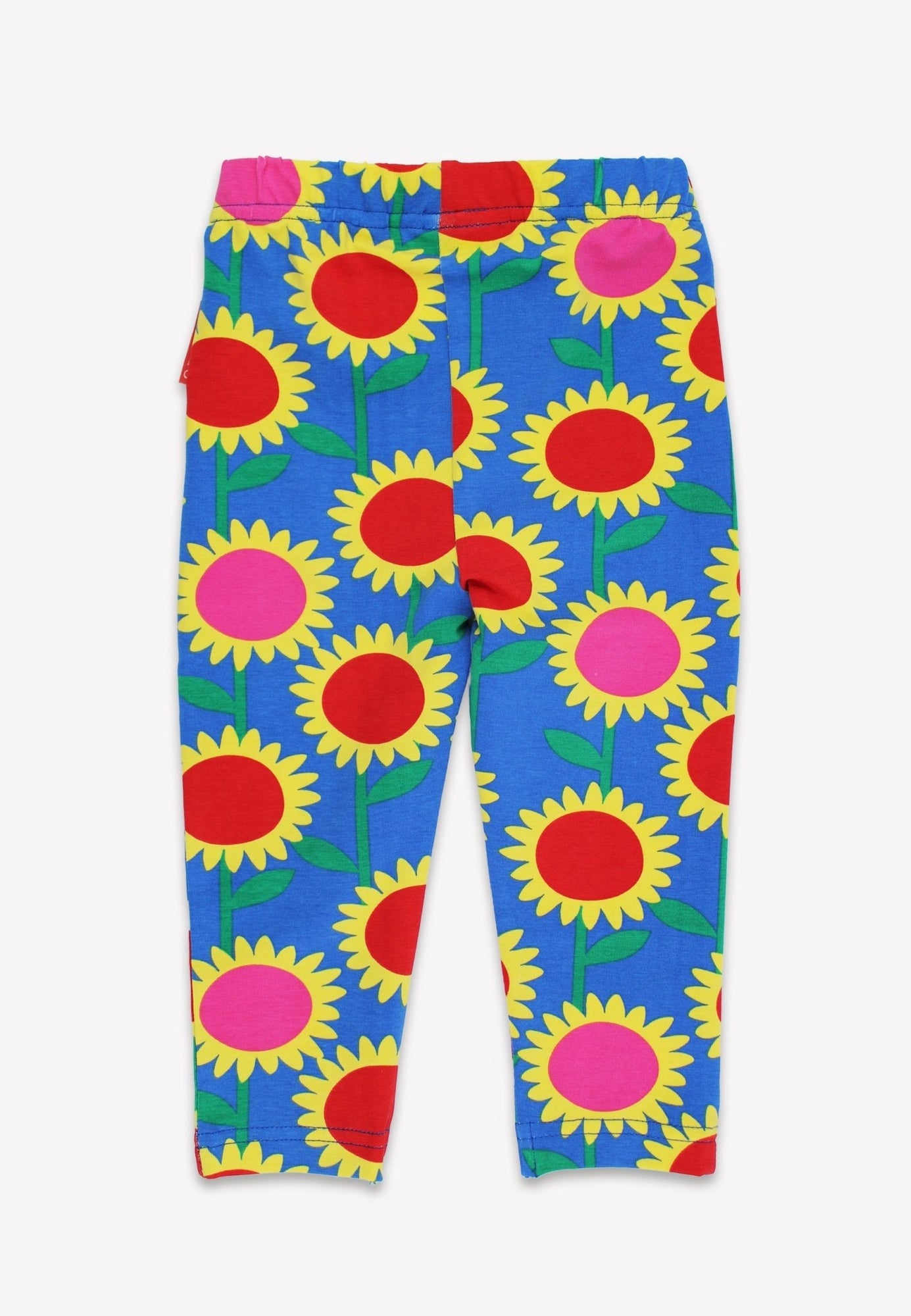 Kinder legging - zonnebloemen-zee-print - Biologisch katoen