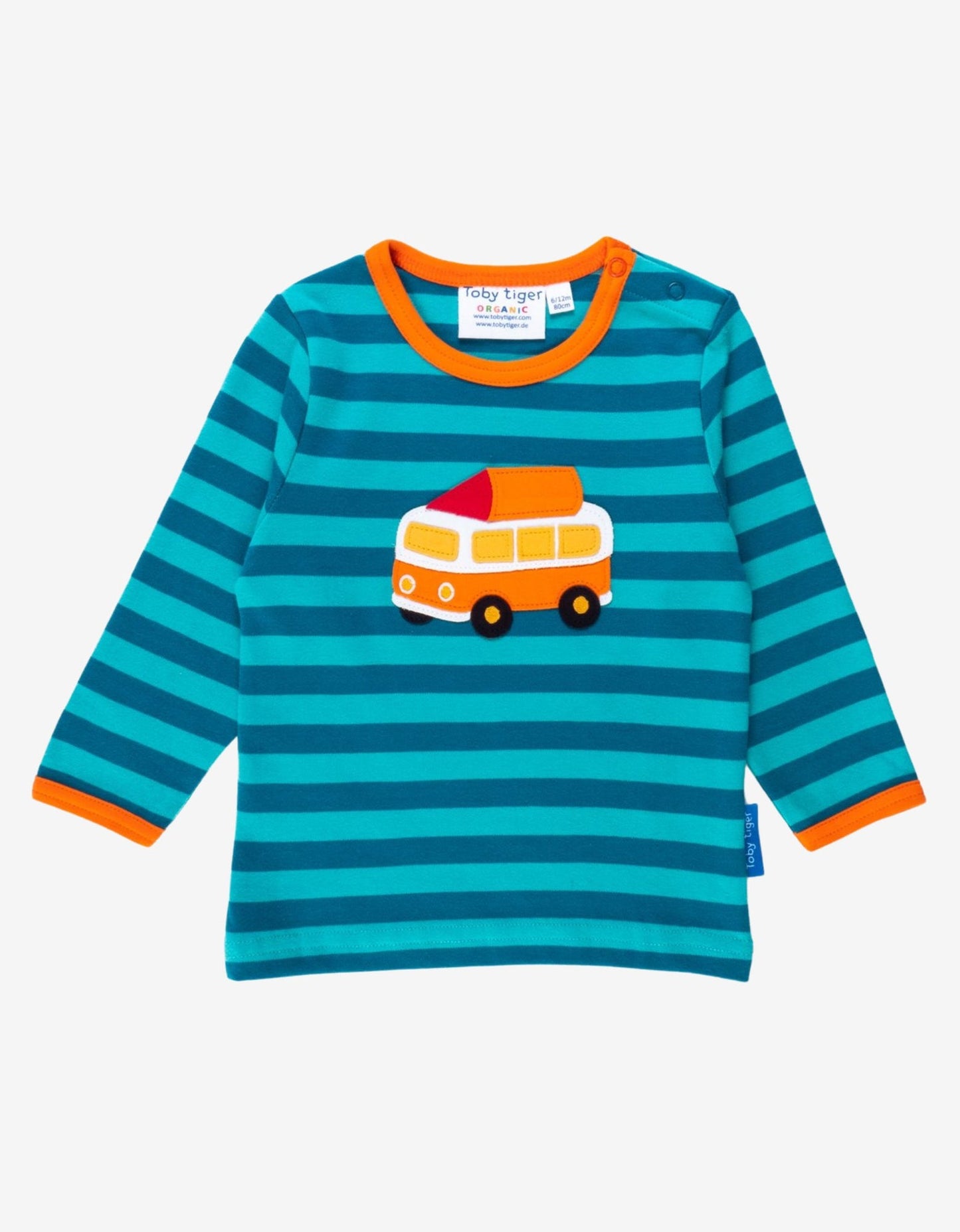 Kinder longsleeve - camper - Biologisch katoen
