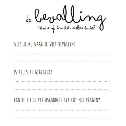 Invulboek - mijn negen maanden boek - pink