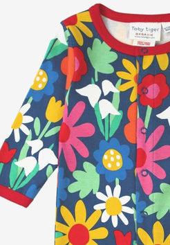 Boxpakje - biologisch katoen - bloemen - multicolor